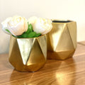Gold Flower Pot | Indoor Planter Pot | Home Decoration - Needs Store