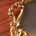 Gold Flower Rectangular Mirror Vanity Tray With Handles | Organizer Tray | Décor Tray - Needs Store