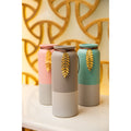 Gold Leaf Ceramic Flower Vase - Home decor - Needs Store