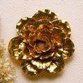 Golden Rose Flower Multiple Layer Wall Art | Home Décor - Needs Store
