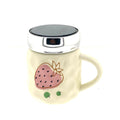Green Strawberry With Mirror Lid Coffee Mug - Needs Store