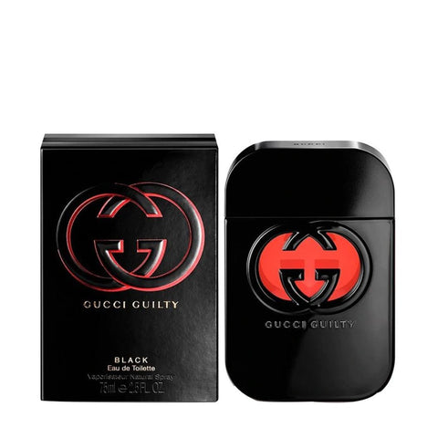 Guilty Black For Women By Gucci Eau De Toilette Spray 75 ml - Needs Store