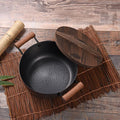 Hammered Cast Iron Cookware Set - 3 Pieces ( Wok | Frying Pan | Casserole ) - Needs Store