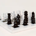 Handmade Marble Chess Set - White And Black - Needs Store