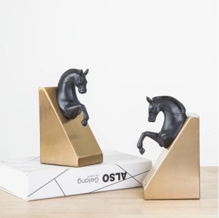 Horse Head Bookend Stand Set - Needs Store