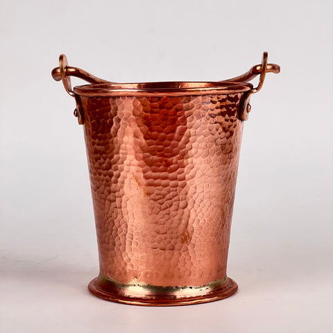 Hammered Copper Bucket