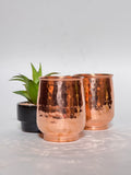 Traditional Copper Glass/Tumbler - Capacity (450ml)