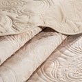 Jacquard Quilted Bedspread Set - Caramel (King Size) - Needs Store