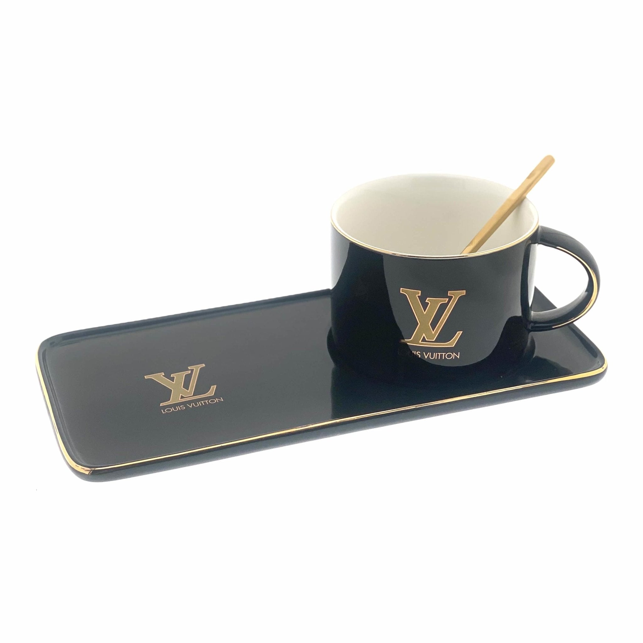 Louis Vuitton Mug with Serving Dish