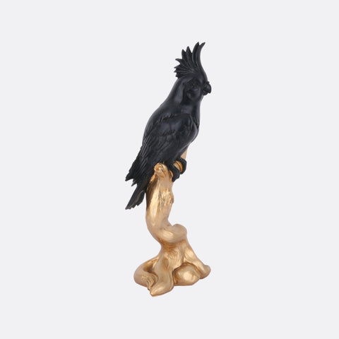 Love Bird Ornament Figurine for Home Decor - Black - Needs Store