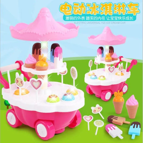 Mini Simulation Fruits Vegetable Cart Toy - Needs Store