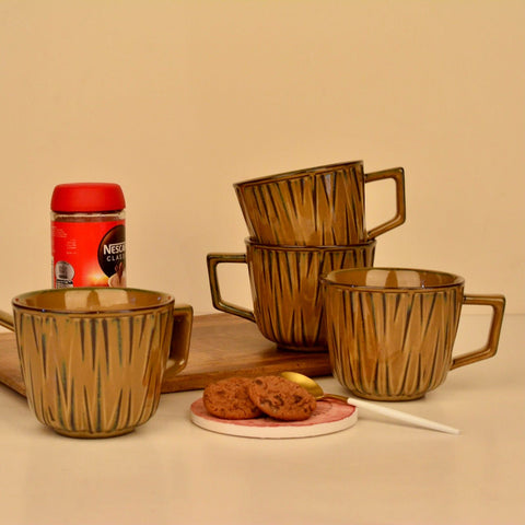 Montpeller Coffee Mugs - Coffee Caramel - Needs Store
