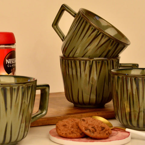 Montpeller Coffee Mugs - Light Green - Needs Store