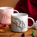 Mr & Mrs Couple Mugs (Pink & White) - Needs Store