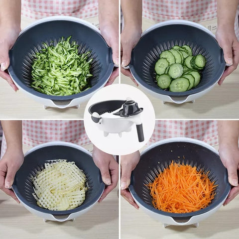 Multi Blade Adjustable Vegetable Cheese Slicer - Vegetable Chopper - Vegetable Slice Cutter - Needs Store