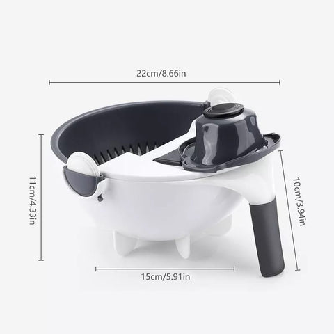 Multi Blade Adjustable Vegetable Cheese Slicer - Vegetable Chopper - Vegetable Slice Cutter - Needs Store