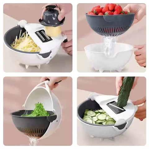 Multi Blade Adjustable Vegetable Cheese Slicer - Vegetable Chopper - Vegetable Slice Cutter - Needs Store