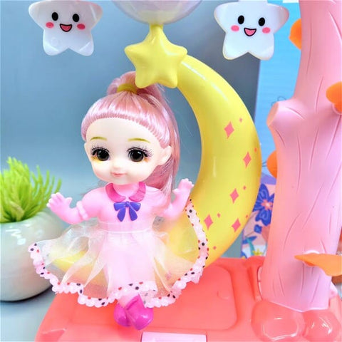 Musical Swing Doll With Rotating Moon - Needs Store