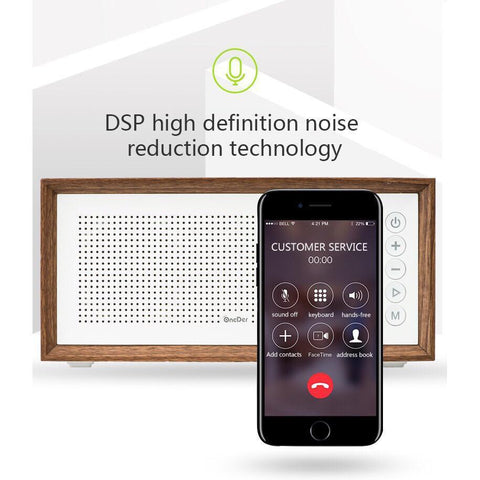 OneDer V2 Retro Wooden Bluetooth Speaker - Needs Store