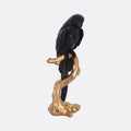 Parrot Decorative Figurine for Home Decoration - Black - Needs Store