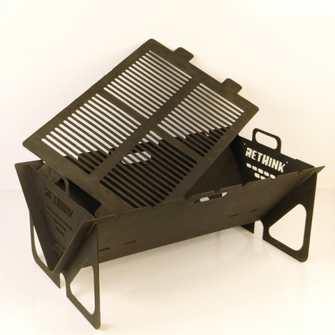 Portable and Collapsible BBQ Grill and Firepit - Needs Store