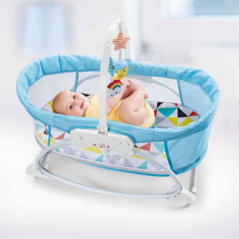 Portable Bassinet Music and Vibrations baby crib swing - Needs Store