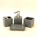 Premium Cube Shape Bathroom Set | Bathroom Accessories | Tumblers Set - 4 pcs - Needs Store