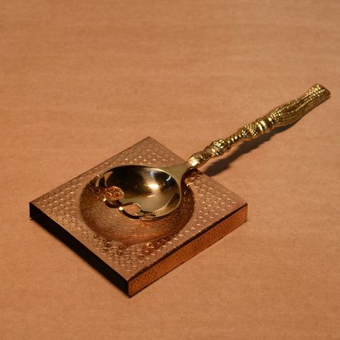 Roman Brass Serving Spoon Set - Needs Store