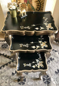 Rosa Hand Painted Nested Tables - Needs Store