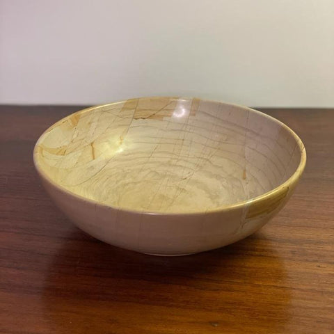 Sahara Beige Marble Salad Bowl | Desserts Bowl in Pakistan | Serving Bowls - Needs Store