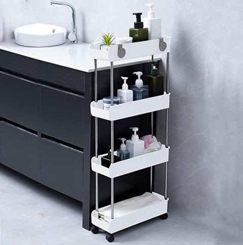 Slim Storage Cart Mobile Kitchen Storage Shelves - Needs Store