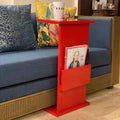 Sofa/Chair Table with Space for Magazines/Papers - Red - Needs Store