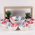 Spring Blossoms Serving Bowls - Set of 07 - Needs Store