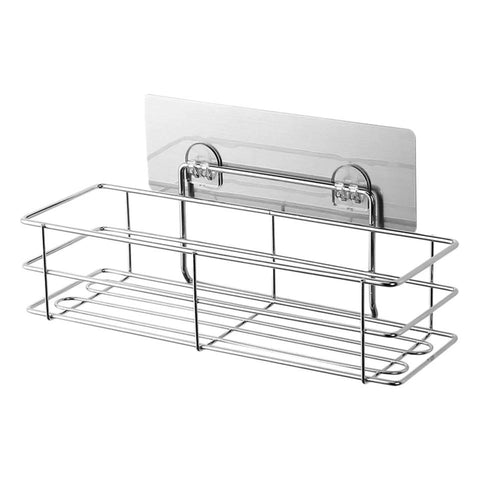 Stainless Steel Bathroom Shower Caddy Basket Kitchen Spice Rack Storage Organizer - Needs Store