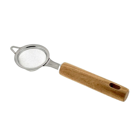 Stainless Steel Filter Spoon With Wooden Handle - Needs Store
