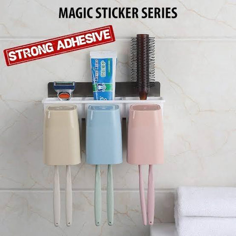 Stick-On Toothbrush Holder - Needs Store
