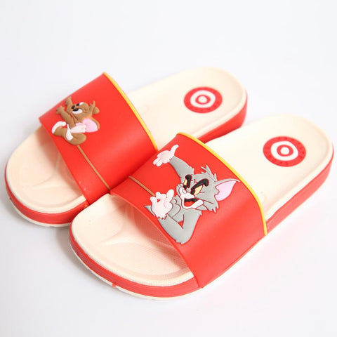 Tom And Jerry Bath | Home | Beach Slippers - Red - Needs Store