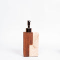Two Tone Wood Textured Design Bathroom Set | Bathroom Accessories | Tumblers Set - 6 pcs - Needs Store