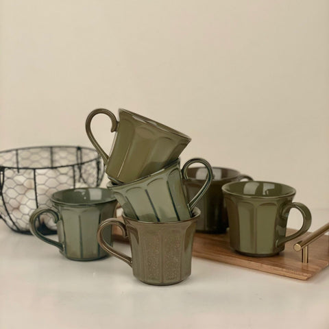 Vintage Slate Coffee Mugs - Set of 06 - Needs Store
