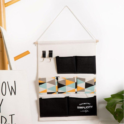 Wall Hanging Organizer - 07 Pockets | 02 Key Hooks - Needs Store