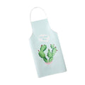 Waterproof Kitchen Apron - Green Cactus - Needs Store