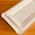 White Ceramic Serving Platter - Set of 2 - Needs Store