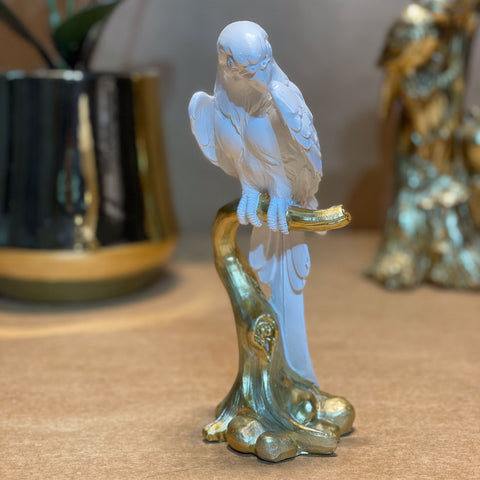 White Parrot Decorative Figurine | Centre Piece | Home Décor - Needs Store