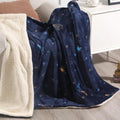 Winter Sherpa Throw Blanket - Galaxy | Fall Blanket - Needs Store
