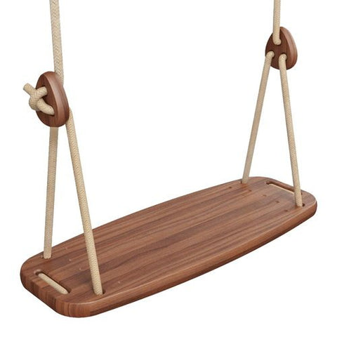 Wooden Swing For Adults & Kids - Brown - Needs Store
