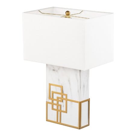 Zavleta White Table Lamp | Bedside Table Lamps | Home Decor - Needs Store