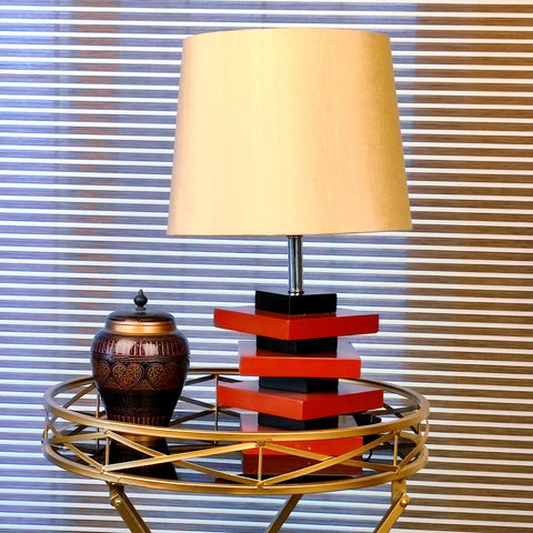 Zic Zac Wooden Table Lamp | Bedside Table Lamps | Home Decor - Needs Store